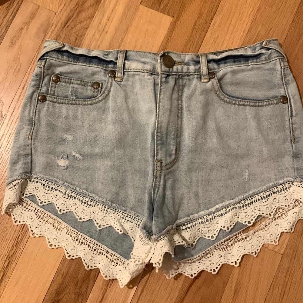 Free people lace shorts
